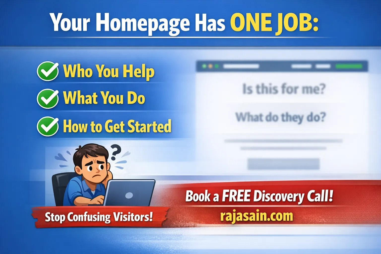 Homepage design for conversions